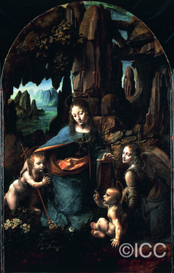 「岩窟の聖母」  レオナルド・ダ・ヴィンチ