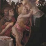 「聖母子と少年聖ヨハネ(薔薇園の聖母）」  サンドロ・ボッティチェッリ