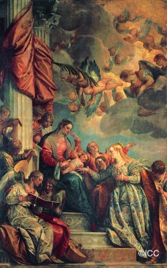 「聖カテリナの神秘の結婚」 パオロ・ヴェロネーゼ