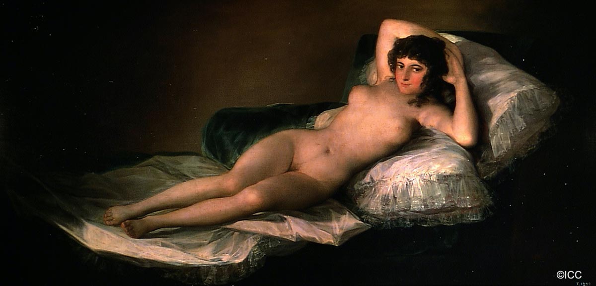 裸のマハ」ゴヤ（フランシスコ・デ・ゴヤ・イ・ルシエンテス） | 世界 