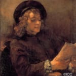 「本を読む画家の息子ティトゥス」 レンブラント・ファン・レイン