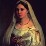 「ヴェールを被った婦人の肖像」 ラファエロ・サンティ