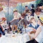 「船遊びの人々の昼食」 ルノワール （オーギュスト・ルノワール）
