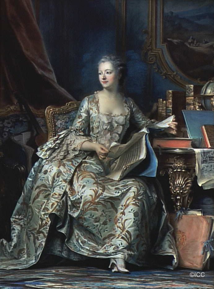 「ポンパドゥール夫人の肖像」 モーリス・カンタン・ド・ラ・トゥール