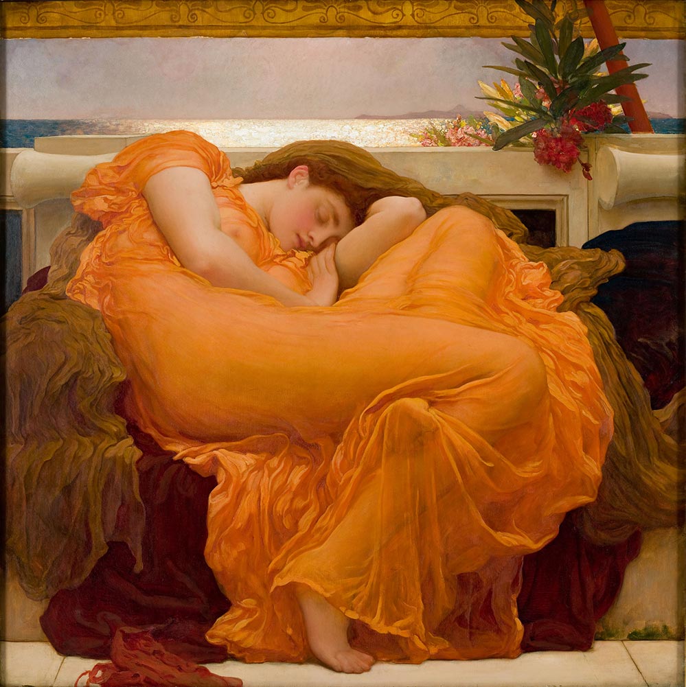 Flaming June by Frederic Lord Leighton