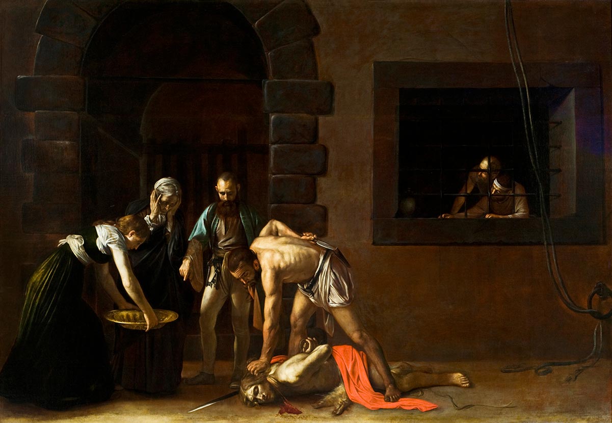La decapitación de San Juan Bautista por Caravaggio