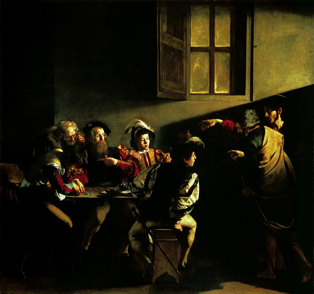 Caravaggio La vocazione di San Matteo