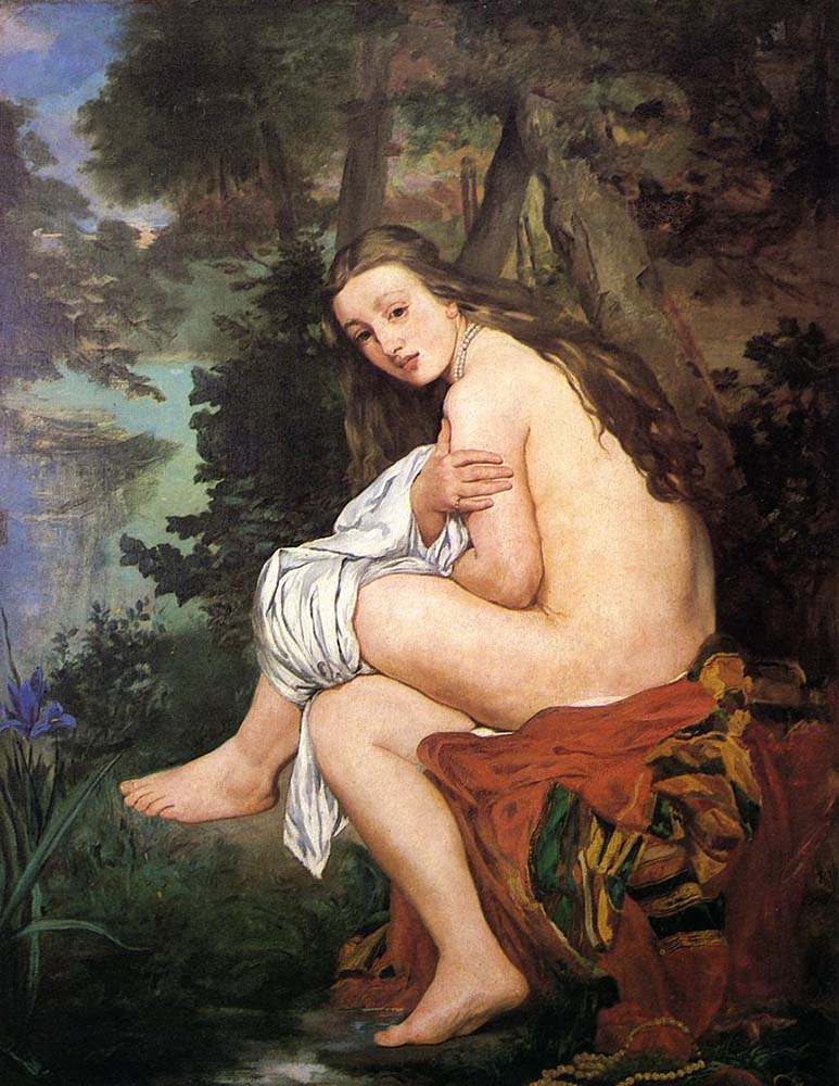 Edouard Manet Die ueberraschte Nymphe